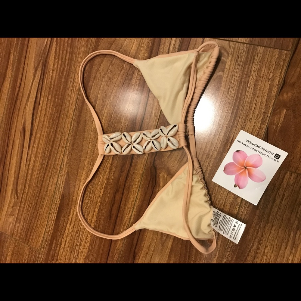 Plumeria swim top